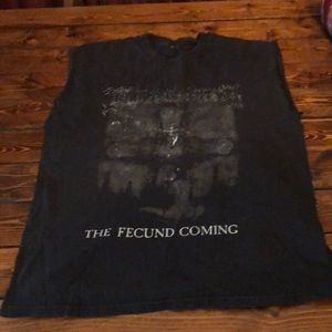 Cradle of Filth cut off sleeve t shirt